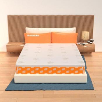Topper MemoryFoam 140x195 cm 3 cm sfoderabile AloeVera