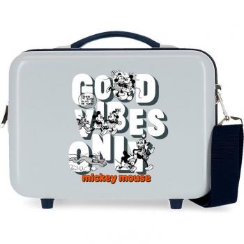Neceser Disney Mickey Good Vibes Only Azul
