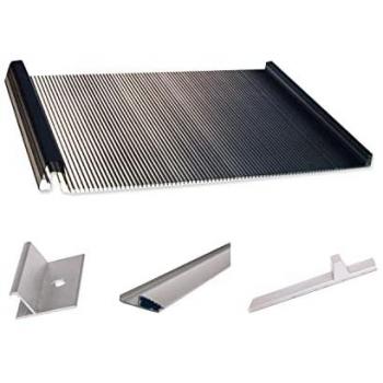 Kit Placas de Policarbonato Celular Reciclado Sispol Gris 3 mm - Medida Final 1500 x 1000 mm