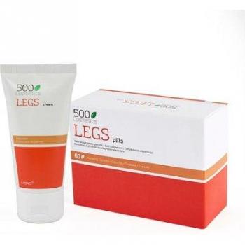 Set de Traitement Varices 500 Cosmétiques Legs Para 5x60 Capsules et Crème 75ml