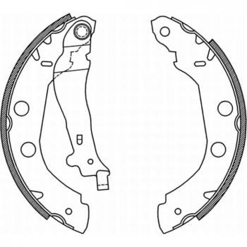 Garniture de frein arrière 228,6 mm – ABE C01002ABE