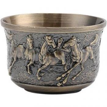 High-end Baifu Dragon and Phoenix Koi Antique Teacup