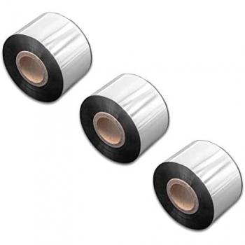 3x Thermal Ribbon for Zebra XiIII, XiII, Xi4 Label Printers, 40 mm x 300 m, Wax Resin, Black - Vhbw
