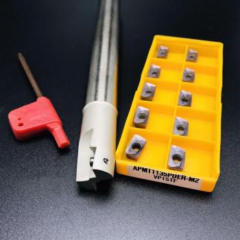 Barra de Corte HSS BAP300R con 10 Insertos APMT1135