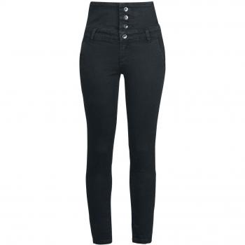 RED by EMP Svarta Högmidjade Jeans - Dam - W27L32 W38L34