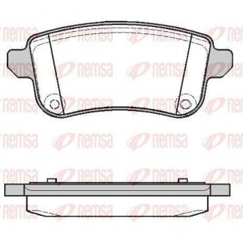 REMSA ROADHOUSE Brake Pads Set 1387.10 High Performance