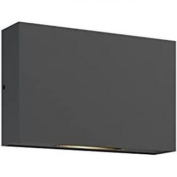 Lucande Applique da esterni LED Isalie grigio scuro