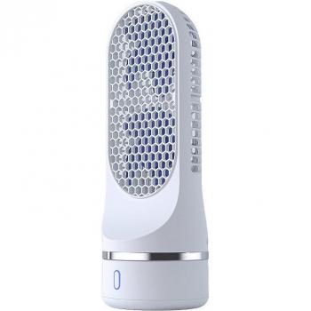 USB Rechargeable Dual Motor 180° Adjustable Desk Fan