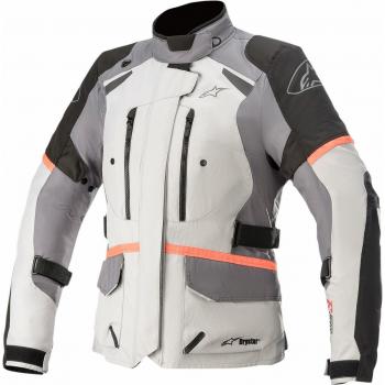 Chaqueta de Moto Mujer Alpinestars Stella Andes V3 Drystar en Hielo-Gris-Negro