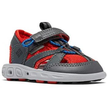 Sandalias Columbia Techsun Wave gris oscuro rojo bebé talla 29