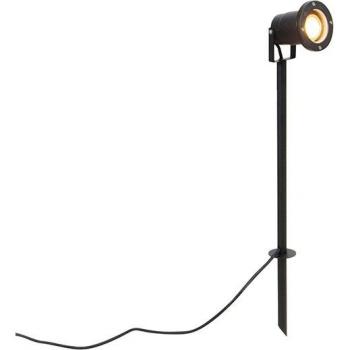 IP44 Adjustable Spike Spot Black, Cable Included – Basic
