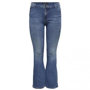 Only Curve Jean évasé bleu moyen 50