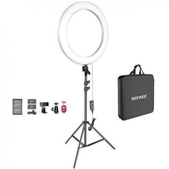Neewer GlamSphere 20 Adjustable Color Temperature Ring Light
