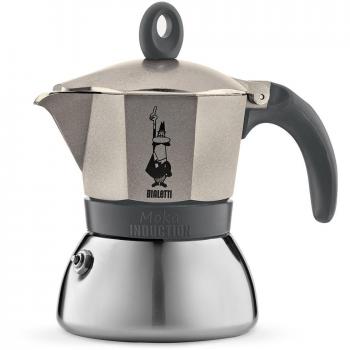Moka Induction 3 Tazze Light Gold Bialetti