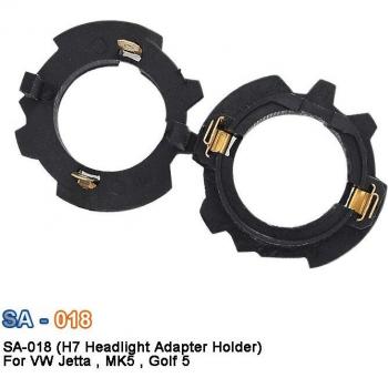 SAARMAT 10 Stück LED H7 Scheinwerfer Lampen Adapter für VW Golf 5 und Jetta MK5, Halogen auf LED Umrüstung