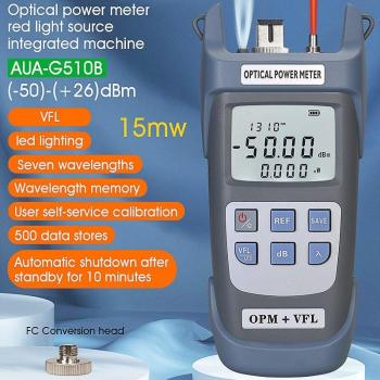 Fiber Optic Power Meter with VFL LED Light