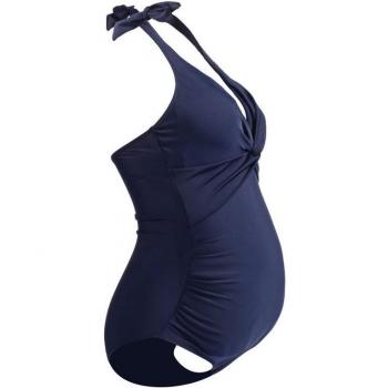 Traje de baño premamá con cuello halter