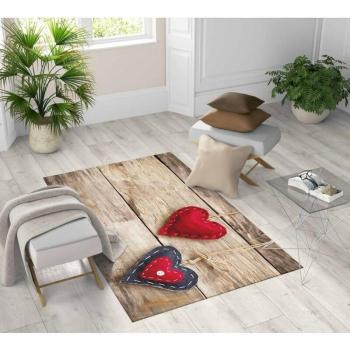 Alfombra Shabby Chic Red Heart 120x180 – Sala de Estar