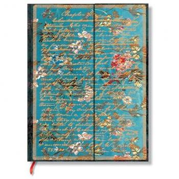 Libreta Jane Austen, Persuasión Midi (125x180mm) lisa de 144 páginas cierre con solapa magnética Paperblanks multicolor.