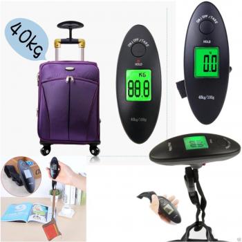Pèse-bagages électronique 40 Kg avec affichage LCD