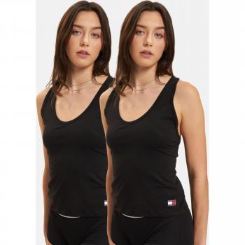 Tommy Hilfiger 2er-Set Tops UW0UW05014 Schwarz Slim Fit M Damen