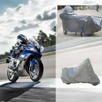 Housse imperméable pour scooter argentée