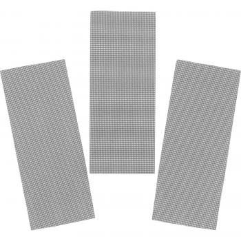 Stanley Mesh 1/3 Sanding Sheets 93mm x 230mm 80g Pack of 4