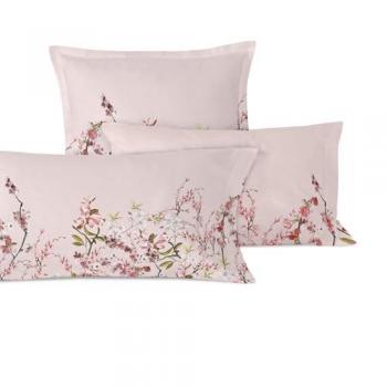 Funda de almohada Chinoiserie Rosa 100% Algodón 60x70