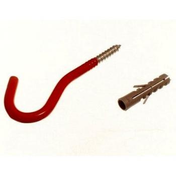 RED Utility Tool Storage Hook with Elephant Design and RAWL Plugs