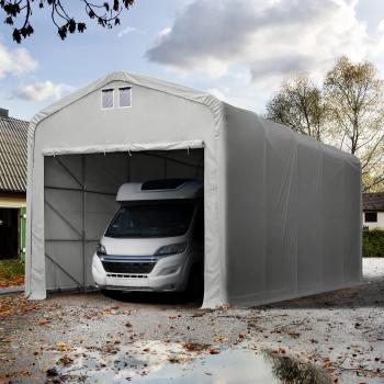 Drive‑Through Portable Garage – TOOLPORT 4.1x3.5m, 5x30m Frame, PRIMEtex 2300