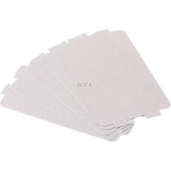 Microwave Oven Mica Plate Sheet Replacement 107x64mm - Midea, 5 Pack