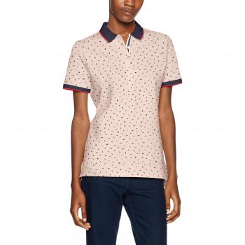 Tommy Hilfiger Dinah PRT SS, Polo para Mujer, Rosa