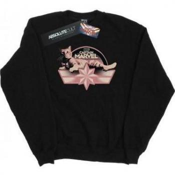 Captain Marvel Ladies Chillin Goose Sweatshirt XXL Black