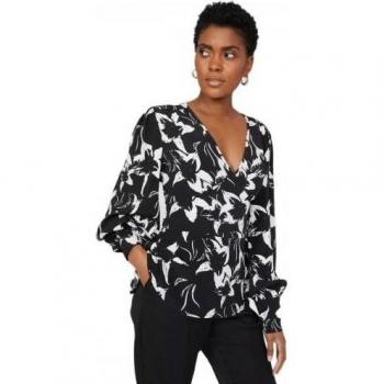 Top da donna con scollo a V e motivo floreale Principles