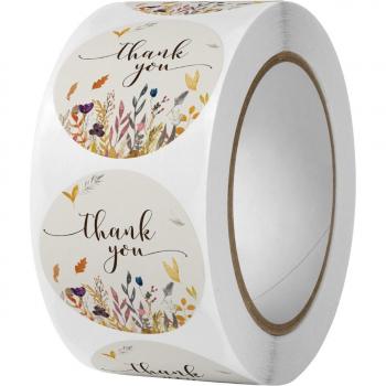 500 Stuks Dank U Stickers voor Dagboek en Scrapbooking