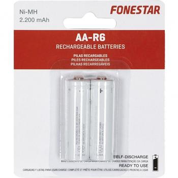 Batterie Nimh R06 AA 1,2V 2200mAh (Pack de 2) F-2200aa