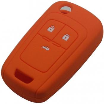 Jingyuqin Silicone Key Case for Chevrolet Cruze 3 Button