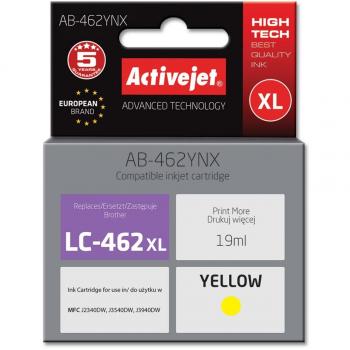 Brother LC‑462XLY Supreme Gelb – Ersatz-Tinte (19 ml) Activejet