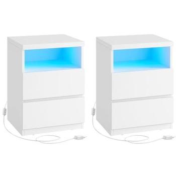 Bureau de nuit à LED double
