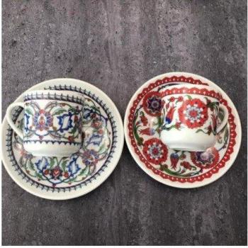Traditional Vintage Style Espresso Cups Set
