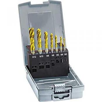 Jeu de tarauds machine pour trous borgnes, revêtement TiN C M3-M12 GÜHRING