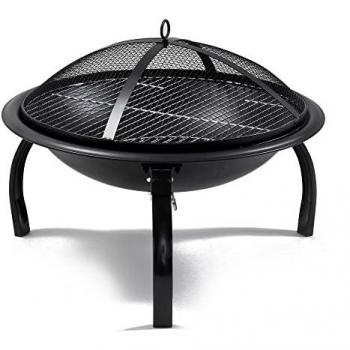 Hi-Gear Corvus Portable Fire Pit - Black, Unisex