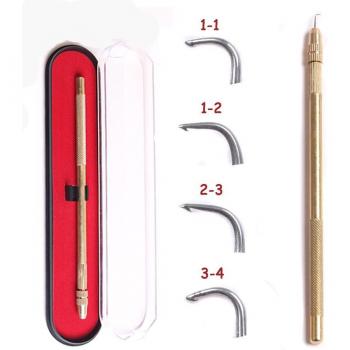 Alileader Bronze Ventilating Needles for Hair Extensions