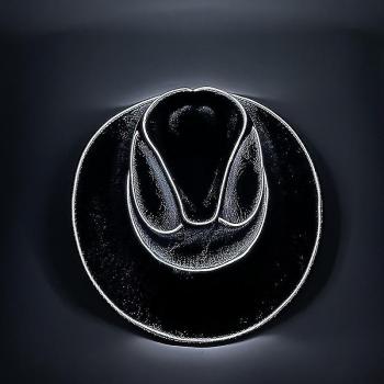 Sombrero Vaquero Brillante LED para Despedida de Soltera