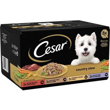 Cesar Country Kitchen Mixed Pack - Wet Dog Food Trays 8 x 150g