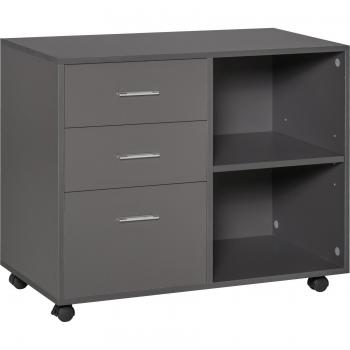 Homcom Office Printer Stand with Wheels