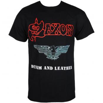 Saxon metaležna muška majica denim & leather RAZAMATAZ ST0336 L
