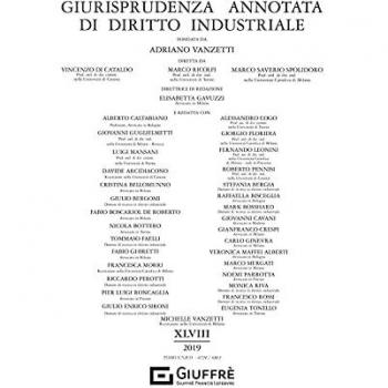 Giurisprudenza annotata di diritto industriale. Anno 48 (2019)