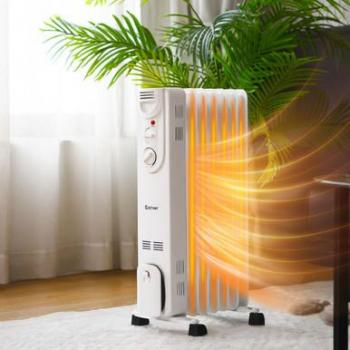 Costway 1500W Dual-Mode Thermostat Oil Heater