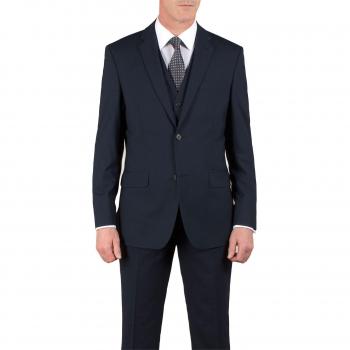 Jeff Banks Navy Regular Fit Travel Suit Jacket 38R Navy